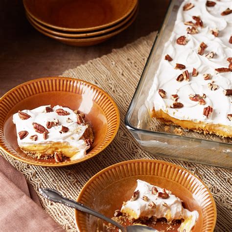 With a seasonal pumpkin flare, this low calorie dessert is just the treat that you'll want to cozy up to on a crisp fall night. Spoonable Pumpkin Pie Recipe - EatingWell