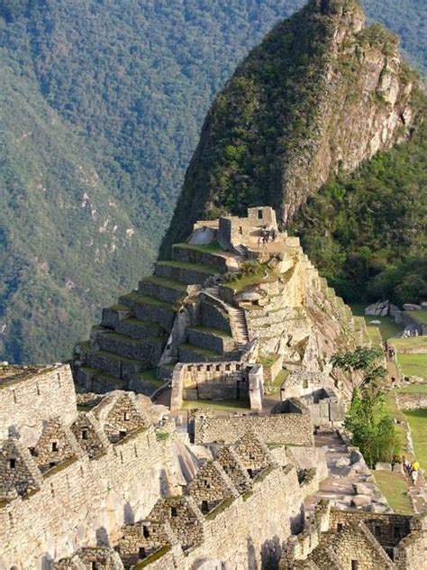Inca Sun Temple At Machu Picchu Wonders Of The World Peru Travel