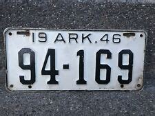 1946 Arkansas License Plate - Vintage Antique Ford Chevy - AR