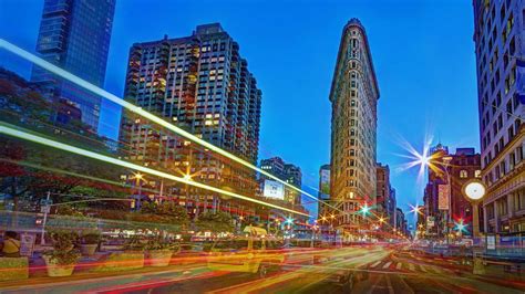 Seattle At Night Photo By Me Flatiron Building City Bing Images