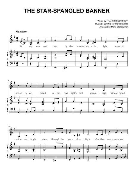 Lyrics Of The Star Spangled Banner Song Lasdis