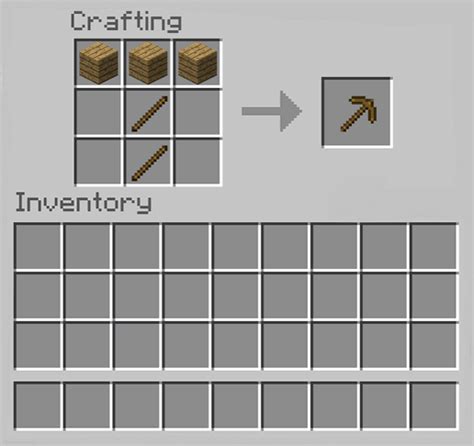 √ How To Make A Wooden Pickaxe In Minecraft Update 2020