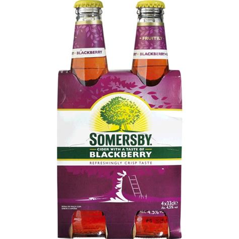 Würdest du 100 g sommersby blackberry cider. Cider "Somersby" Blackberry - Pack 4x33cl