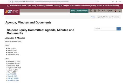 Student Equity Committee: Agenda, Minutes and Documents • MuckRock