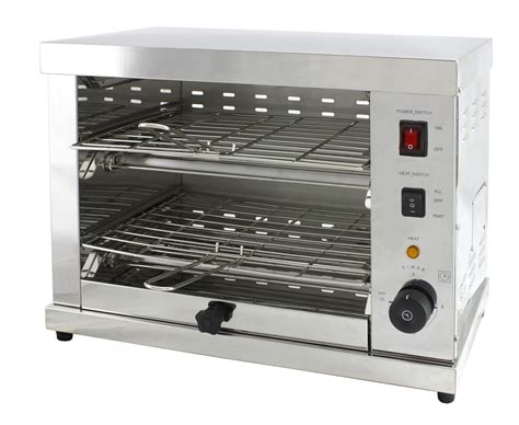 Quartz heating element toaster oven
