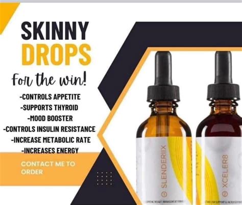 “skinny Drops” Slenderiiz Hormone Balancing Weight Loss Slenderiix Xceler8 Ebay