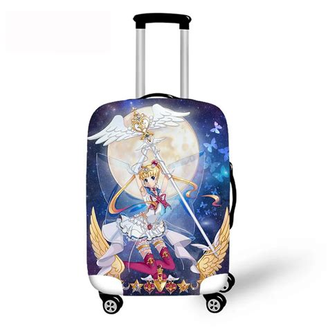 Japanese Anime Sailor Moon Luggage Protective Case Waterproof Cover For