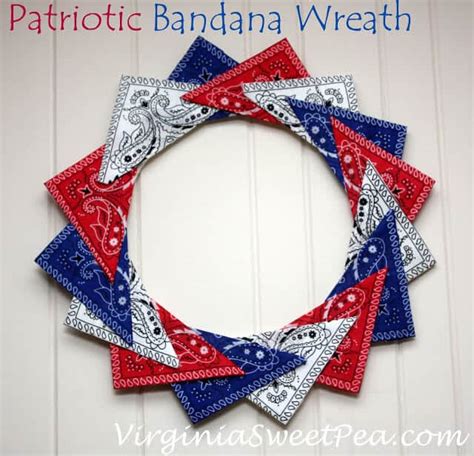 15 Easy Patriotic Wreaths Fast 4th Of July Diy Decor Girl Just Diy