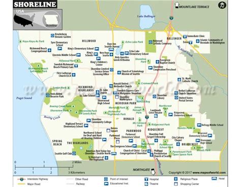 Buy Shoreline City Map Online