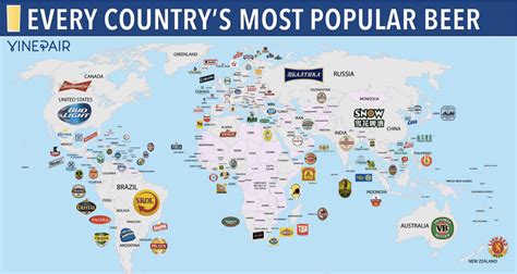 This Map Of The Worlds Most Popular Beers Is Kind Of Depressing