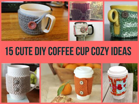 Awesome Diy Coffee Cup Cozy Ideas