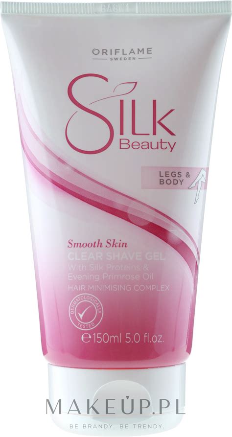 Oriflame Silk Beauty Clear Shave Gel - Żel do golenia z proteinami jedwabiu i olejem z wiesiołka ...