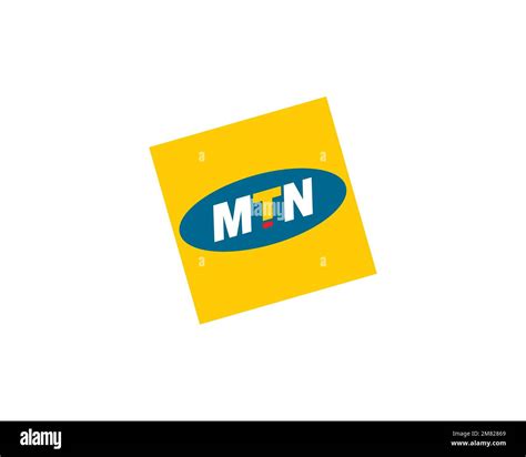 Mtn Group Rotated Logo White Background Stock Photo Alamy