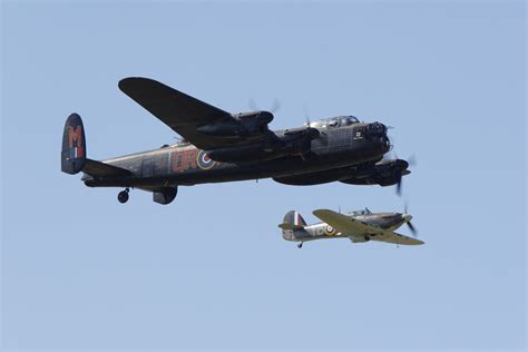 War World War Ii Avro Lancaster Bomber Hawker Hurricane Wallpaper