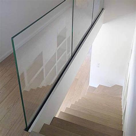 Glass Railing With Solid Aluminum Base Yurihomes
