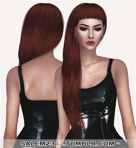 Anto Nocturnal Hair Retexture By Salem2342 Hair Sims 4 Cc Finds