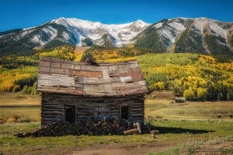Photo Of Old Colorado Log Cabin In Crested Butte
