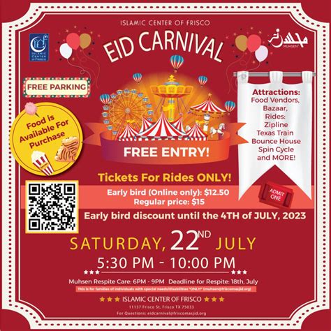 Icf Eid Carnival General Events Frisco Masjid