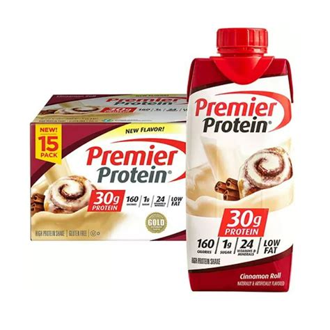 Premier Protein 30g High Protein Shake Cinnamon Roll 11 Fl Oz 15