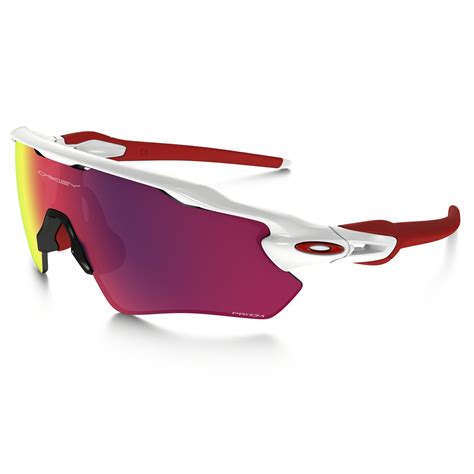 oakley radar ev path polished white prizm road lens sunglasses altitude sports