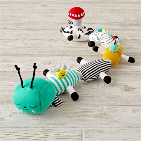 Keeps toys from hitting the ground when out on a walk and keeps them nearby when indoors. Plush Caterpillar Baby Toy + Reviews | Crate and Barrel