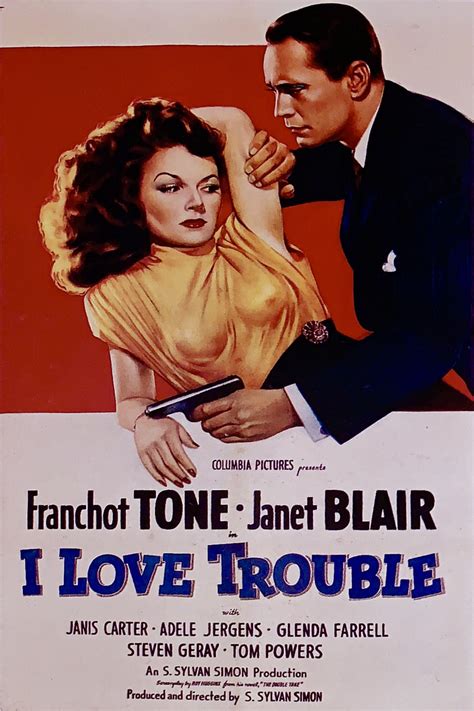 I Love Trouble Historical Movies Movie Posters Glenda Farrell