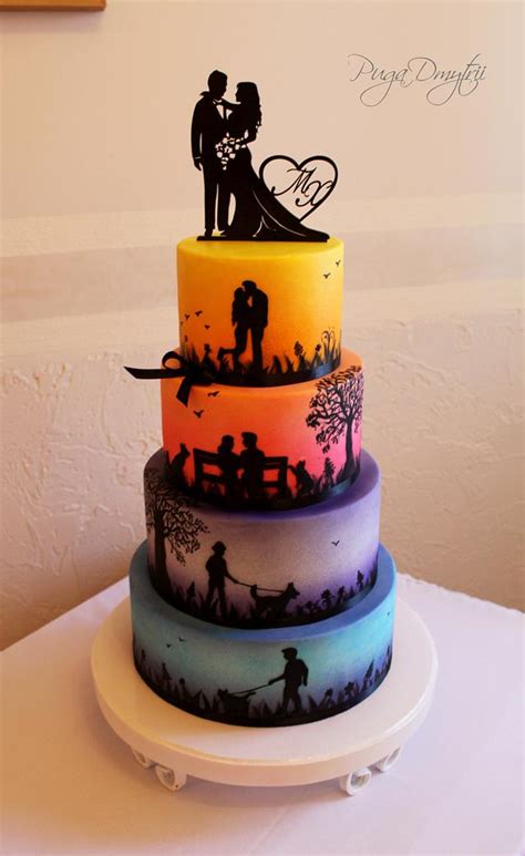 Love Story Wedding Cake Decorated Cake By Dmytrii Cakesdecor