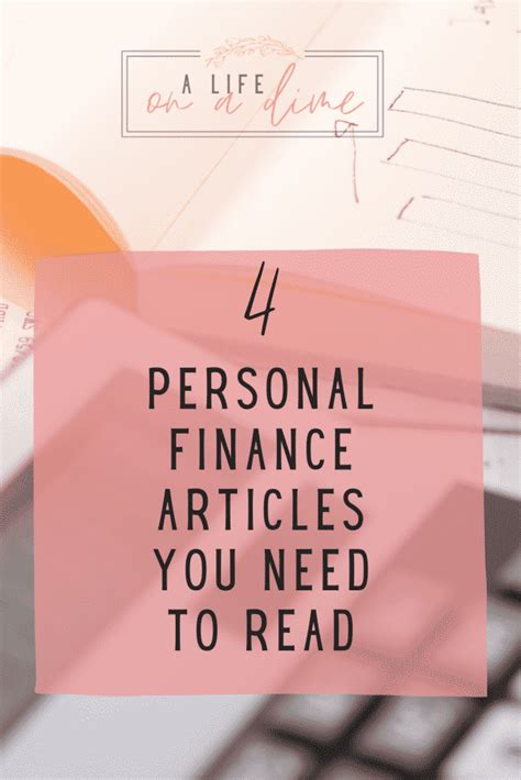 Four Personal Finance Articles You Need To Read · A Life On A Dime