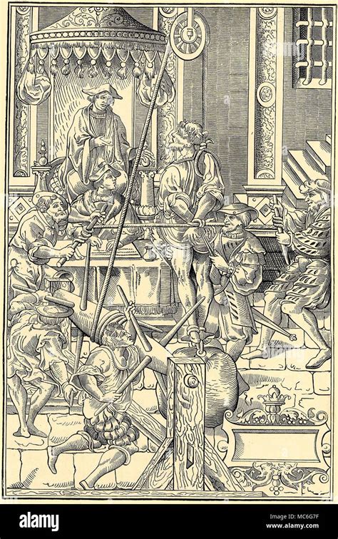 Torture Estrapade An Illustration Of The Estrapade Or Question