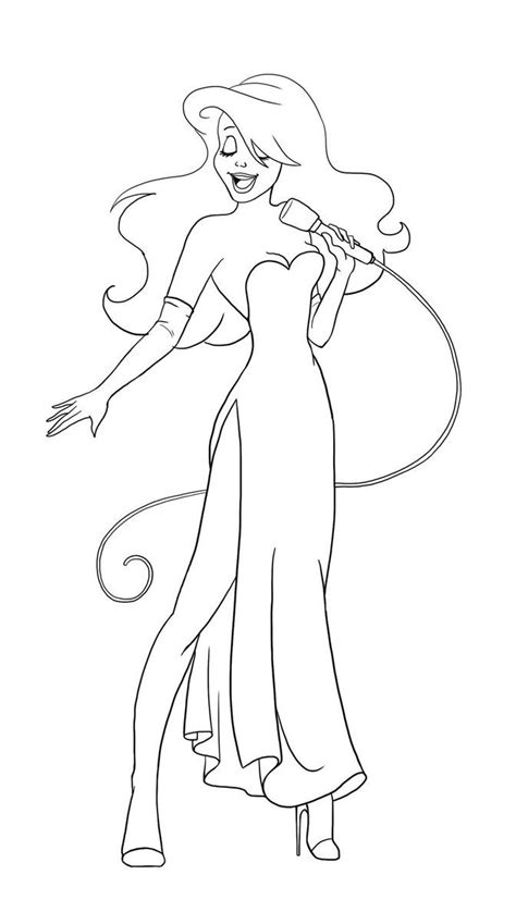 Jessica Rabbit Printable Coloring Pages