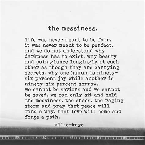The Messiness Ullie Kaye Poetry Facebook