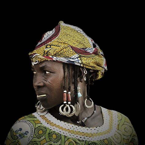 Woman Peul From Oursi Market Burkina Faso All Rights