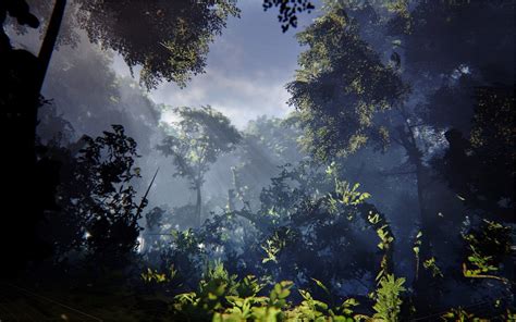 Darkfreedom Unreal Engine 4 สภาพแวดล้อมที่สวยงามของป่าฝนเขตร้าน