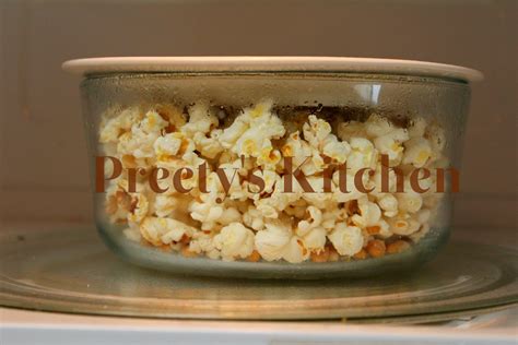 Preetys Kitchen How To Make Popcorn In Microwave With No Bag And No Oil