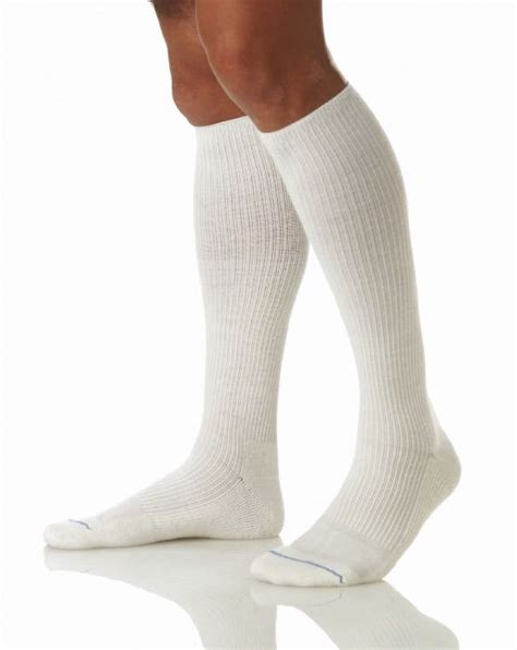 Jobst Athletic Knee High Socks 8 15mmhg S White