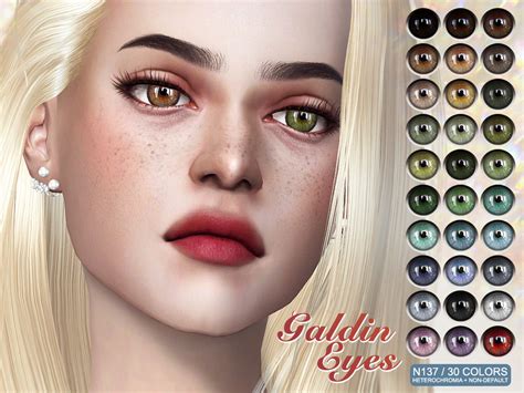 The Sims Resource Galdin Eyes N137 Non Default Heterochromia