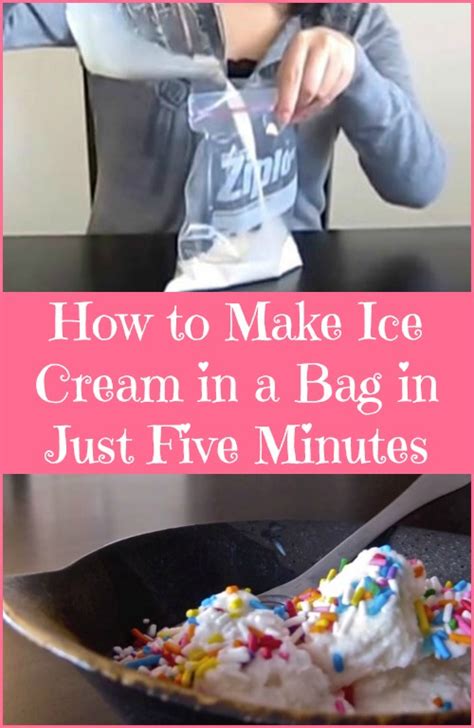 How to make homemade ice cream in a bag. 5 Summer Boredom Busters for Kids