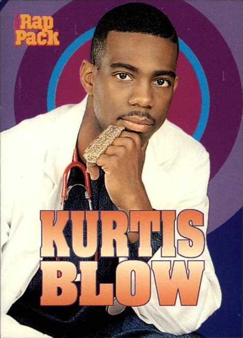 Kurtis Blow Trading Card Rapper 1991 Rap Pack 71