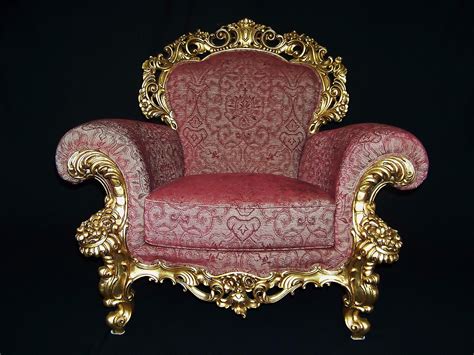 Italian Rococo Style Armchair Rococo Furniture Rococo Style Rococo