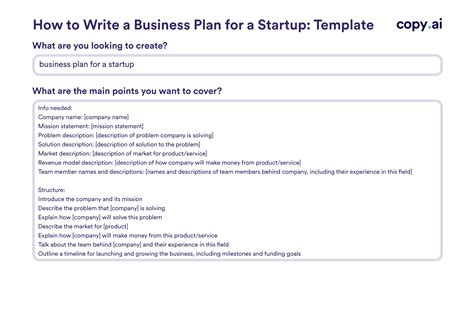 Business Plan For A Startup Templates How To Write And Examples