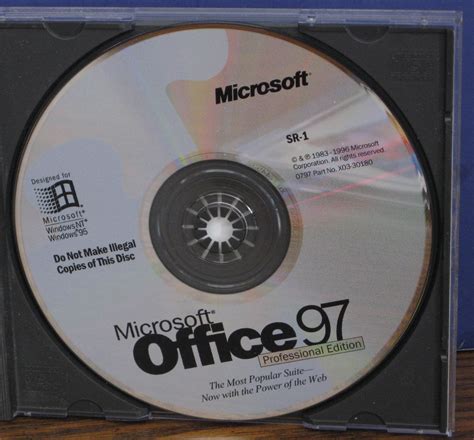 Microsoft Office 97 Professional Retail 1996 Vintage
