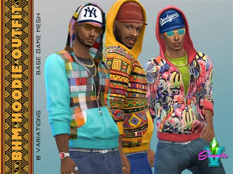 The Sims Resource Simmiev Bhm Hoodie Outfit