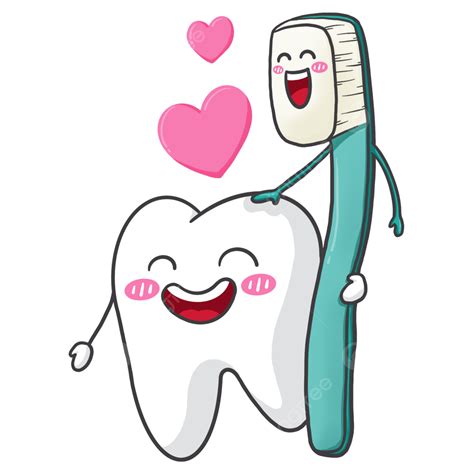 Tooth And Toothbrush Clipart Hd Png Love Tooth Day Cute Teeth With