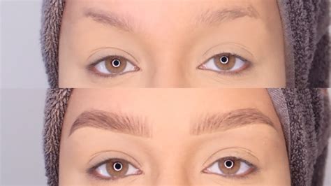 BEST EYEBROW TUTORIAL HACK FOR SPARSE BROWS 2019 YouTube