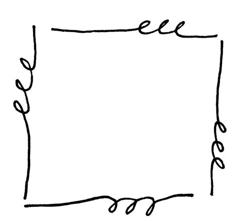 8 Hand Drawn Frames To Doodle Drawing Frames How To Draw Hands