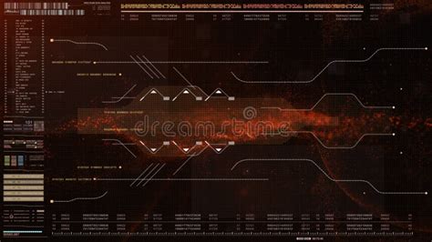 Hi Tech User Interface Head Up Display With Digital Data Information