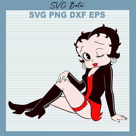 Sexy Betty Boop Svg File For Craft Handmade Cricut Products