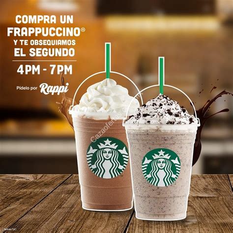 En Starbucks 2x1 En Frappuccinos De 4pm A 7pm Al Pedir Por Rappi