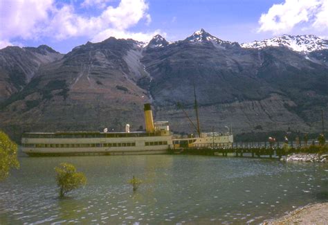 Ss Earnslaw Queenstown South Island New Zealand 1968 Flickr
