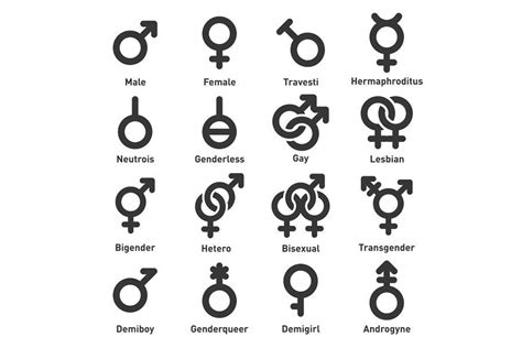 Gender Icons Set In 2020 Icon Set Icon Graphic Design Tutorials Diy